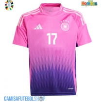 Camisa de time de futebol Alemanha Florian Wirtz #17 Replicas 2º Equipamento Europeu 2024 Manga Curta